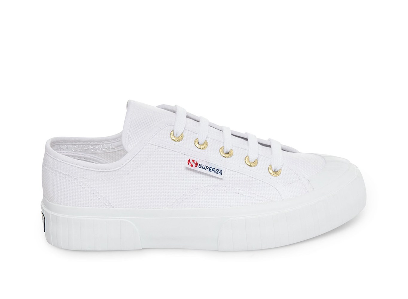 Alpargata Superga Mujer Blancas - 2630 Stripe - 910528ARB